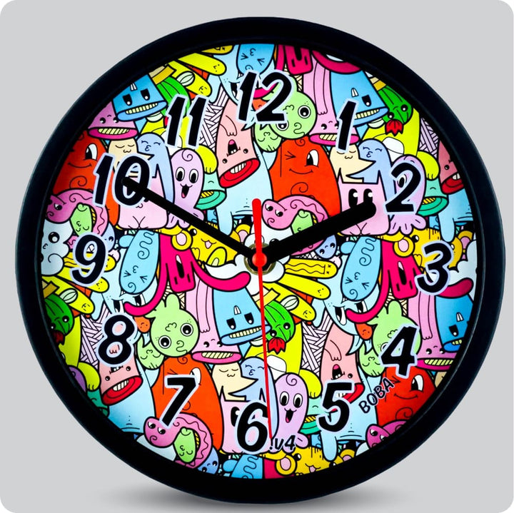 Jam Dinding Analog Karakter Anak Boba v4 JDBOBABB1107-1668SEAV4