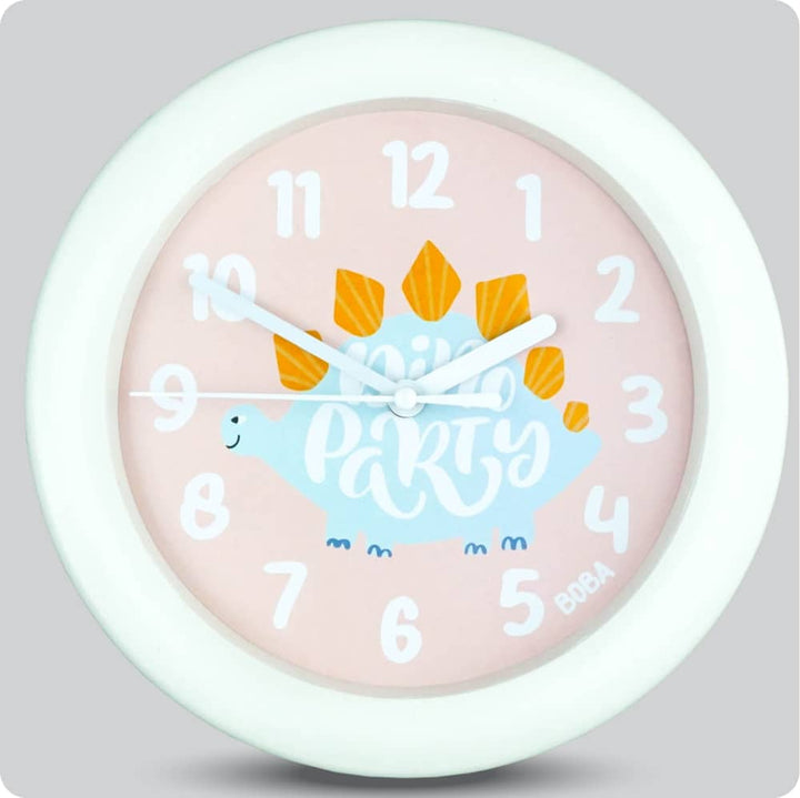 Jam Dinding Analog Karakter Anak Boba Dino Party JDBOBABB1212-805PAR