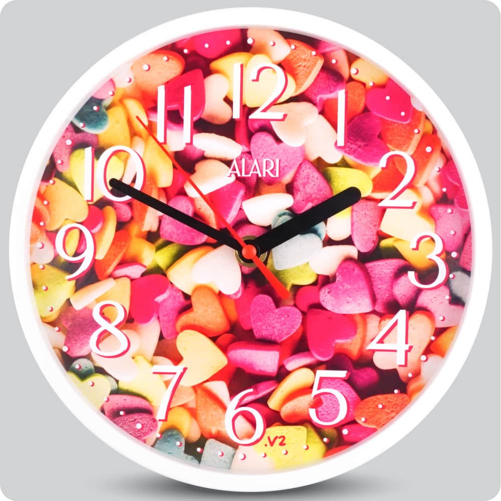 Jam Dinding Analog Permata/Feminim/Norak Alari V2 JDALARAL1253-1668V2