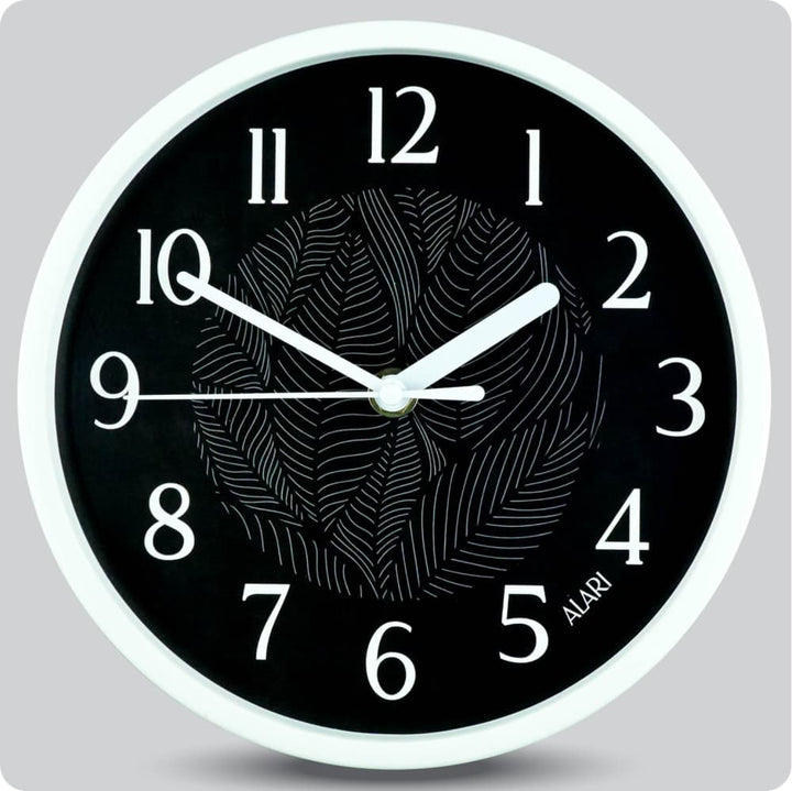 Jam Dinding Analog Motive/Pattern Alari Hitam JDALARAL1248-1668HIT