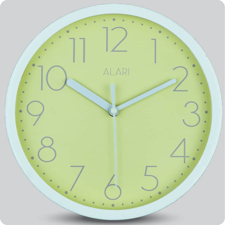 Jam Dinding Analog Polos Minimalis Alari Yellow JDALARAL1111LYEL