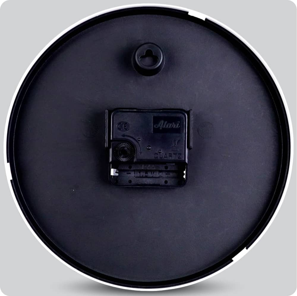 Jam Dinding Analog Polos Minimalis Alari Abu JDALARAL1158-1668ABU