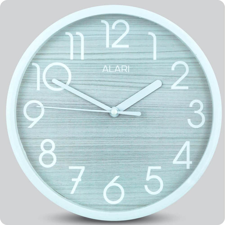 Jam Dinding Analog Polos Minimalis Alari Abu-Abu JDALARAL1288-1668ABU