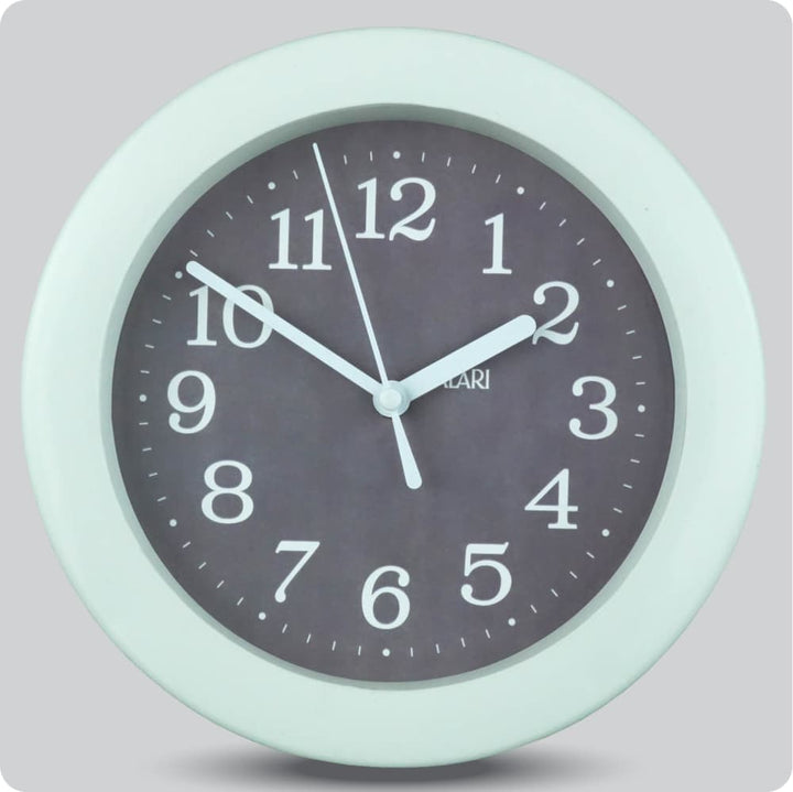 Jam Dinding Analog Polos Minimalis Alari Abu JDALARAL1243-805ABU