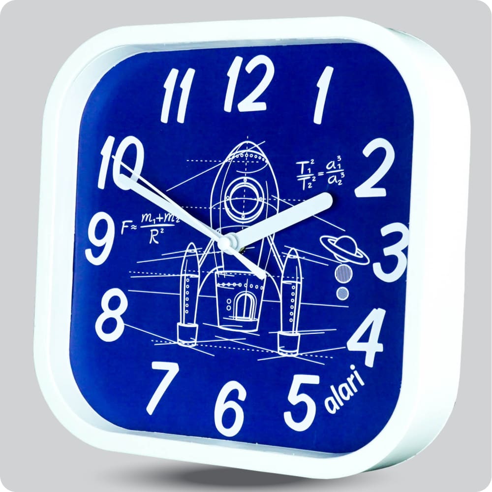Jam Dinding Analog Karakter Anak Alari Rocket Scientist JDALARAL1229-5454ROC