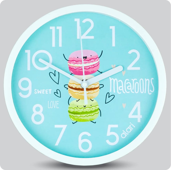 Jam Dinding Analog Karakter Anak Alari Macaroon JDALARAL1116-1668MAC