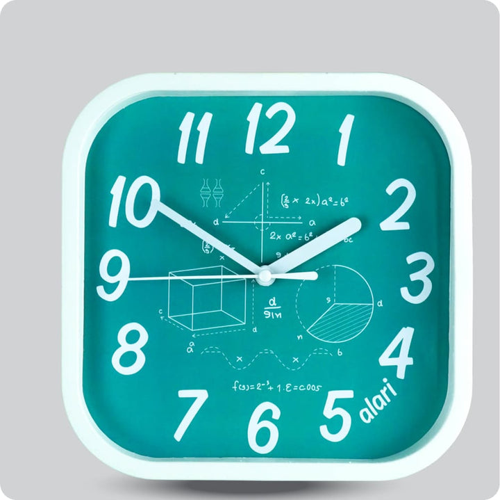 Jam Dinding Analog Karakter Anak Alari Mathematic JDALARAL1229-5454MAT