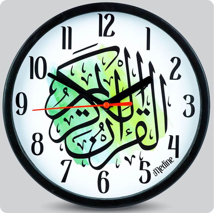 Jam Dinding Analog Kaligrafi Medine AlQuran JDMEDIMD2268KPHALQ