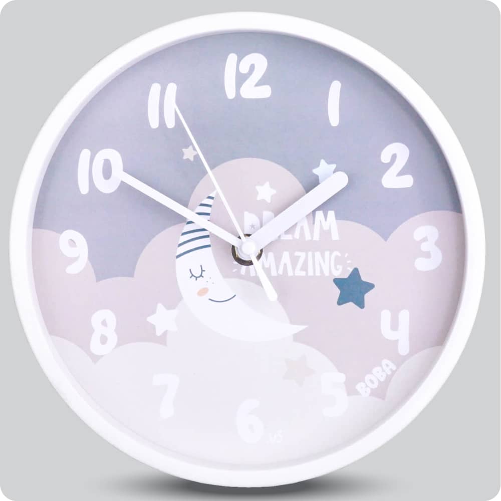 Jam Dinding Analog Karakter Anak Boba Dream Amazing JDBOBABB1160-1668DAM