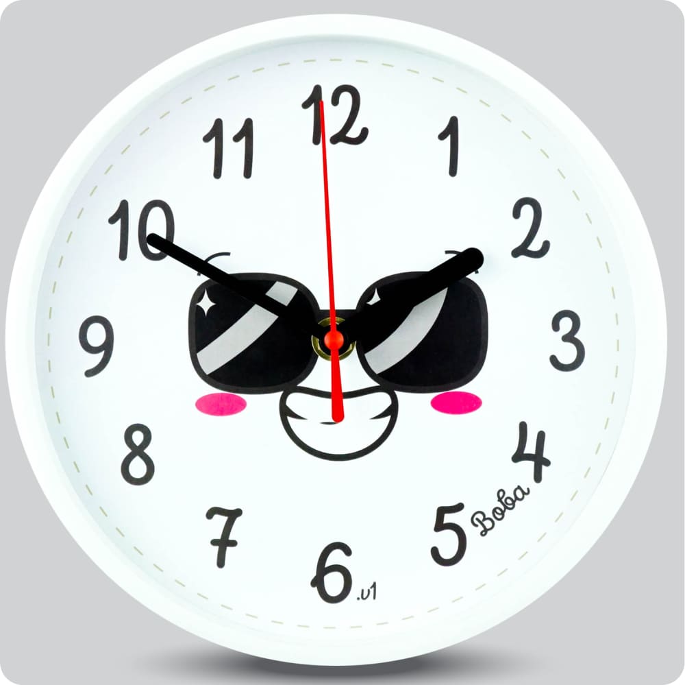 Jam Dinding Analog Karakter Anak Boba V1 JDBOBABB1104-1668EMOV1