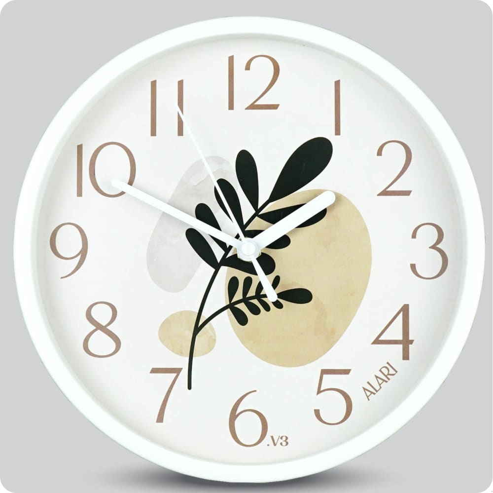 Jam Dinding Analog Bunga Alari Pilea JDALARAL1176-1668PILV3