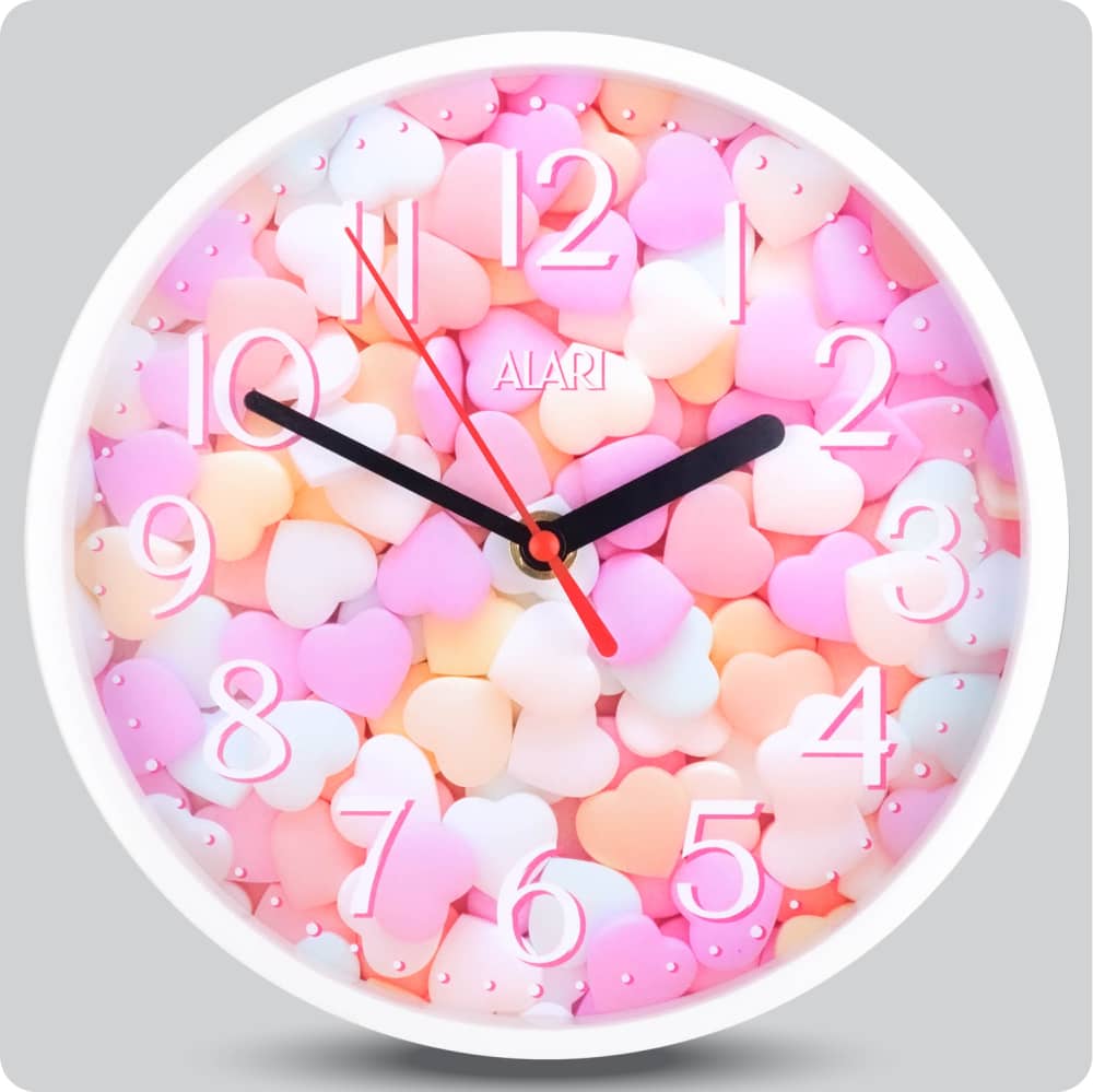 Jam Dinding Analog Permata/Feminim/Norak Alari V1 JDALARAL1253-1668V1