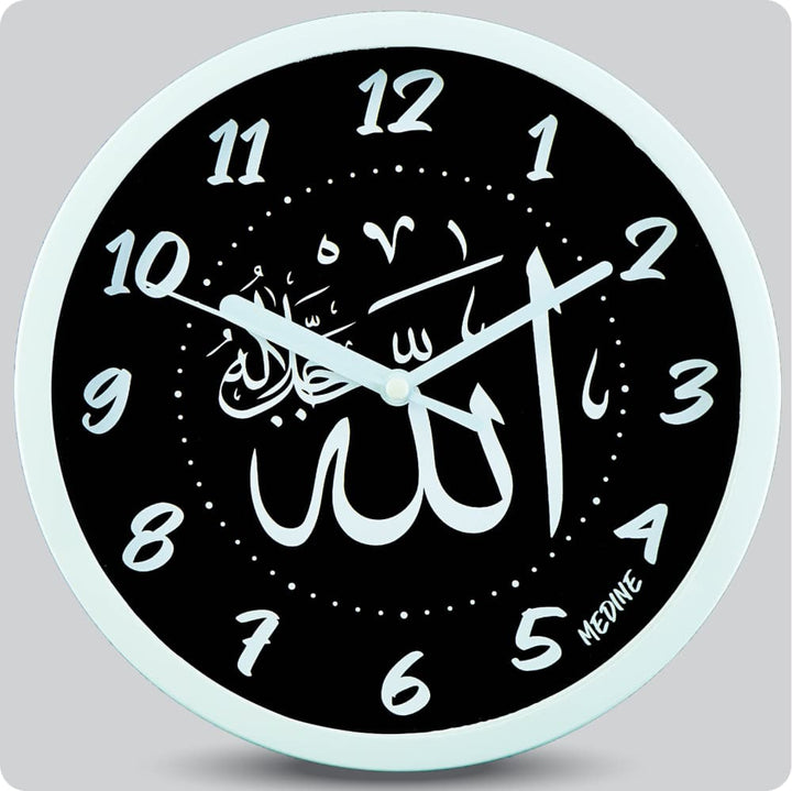 Jam Dinding Analog Kaligrafi Medine Hitam JDMEDIMD1111KAHIT