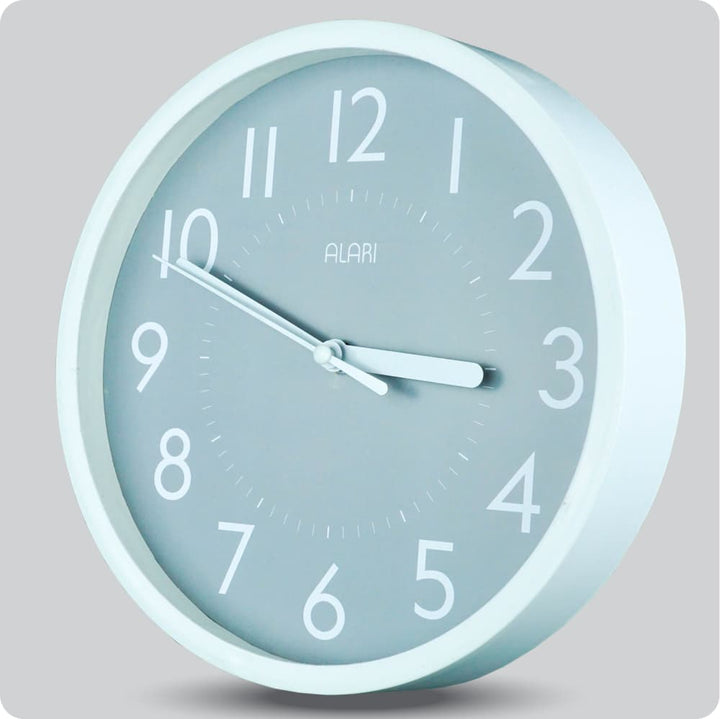 Jam Dinding Analog Polos Minimalis Alari Abu JDALARAL1209-1668ABU