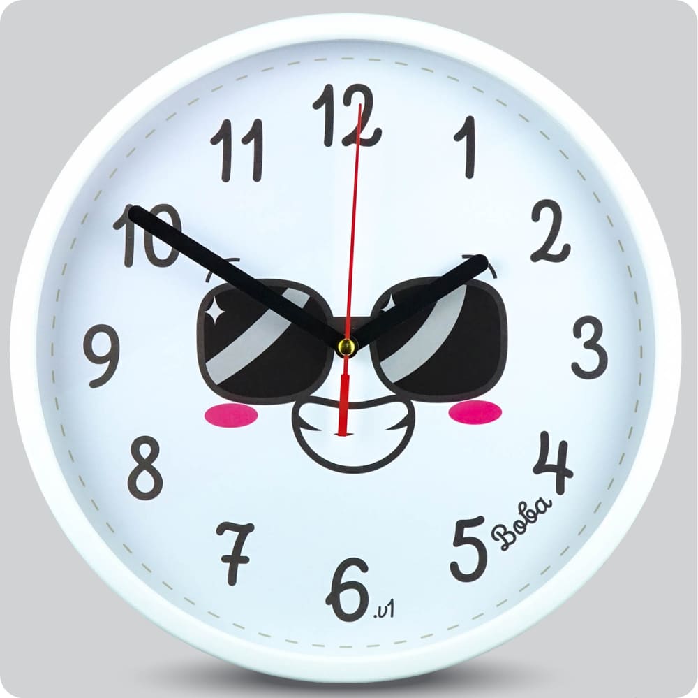 Jam Dinding Analog Karakter Anak Boba V1 25 Cm JDBOBABB1104-168LV1