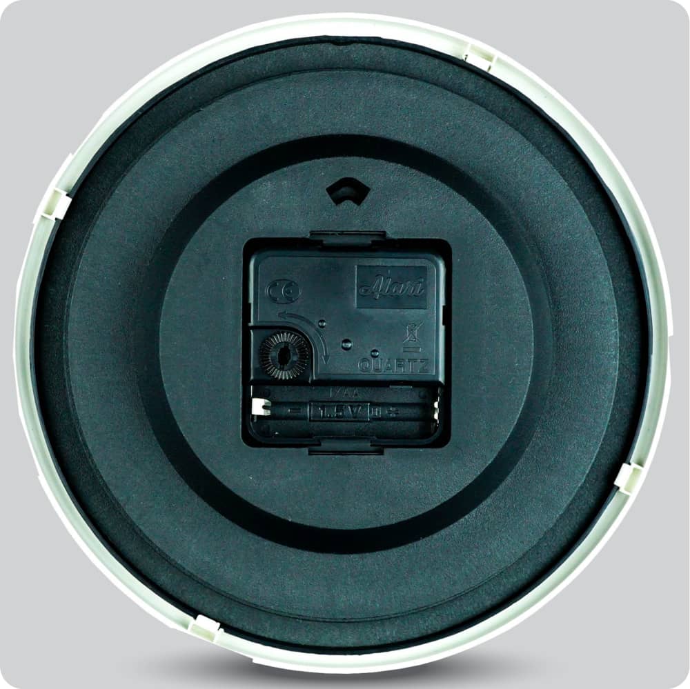 Jam Dinding Analog Polos Minimalis Alari Hitam JDALARAL1154-805HIT