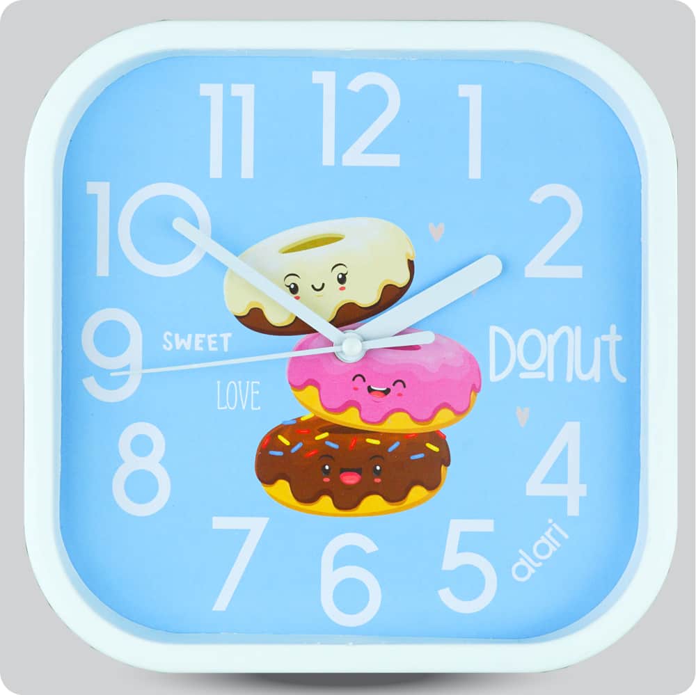 Jam Dinding Analog Karakter Anak Alari Donut JDALARAL1116-5454DON
