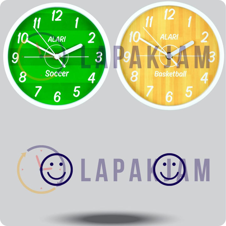 Jam Dinding Analog Olahraga Sporty Alari Basketball JDALARAL1235-1668BSBAL