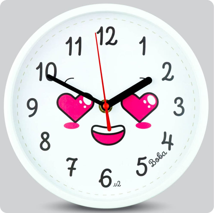Jam Dinding Analog Karakter Anak Boba V2 JDBOBABB1104-1668EMOV2