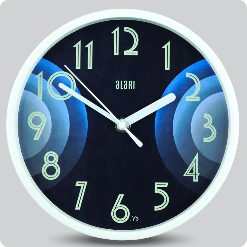 Jam Dinding Analog Polos Minimalis Alari v3 JDALARAL1245-1668ECV3