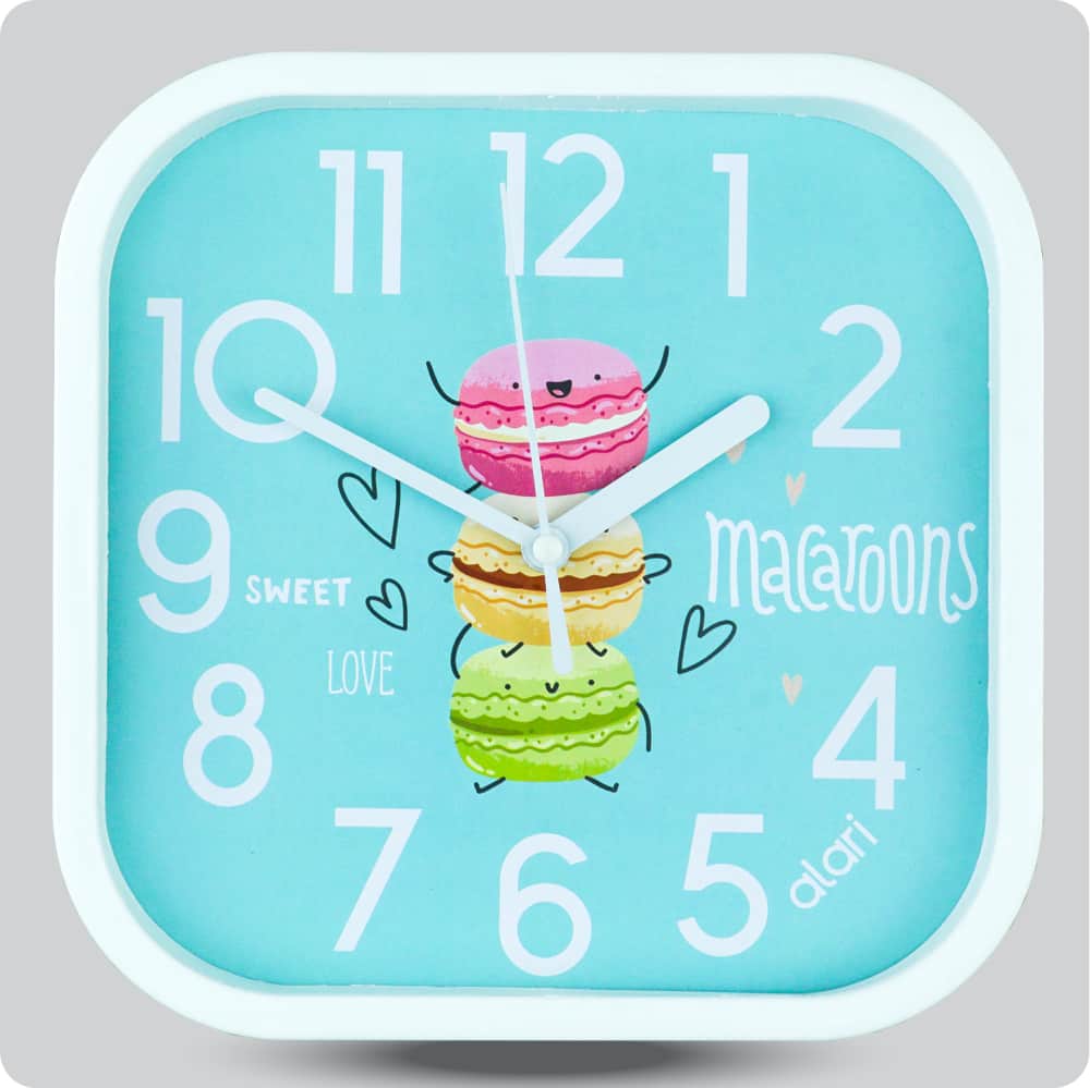 Jam Dinding Analog Karakter Anak Alari Macaroon JDALARAL1116-5454MAC