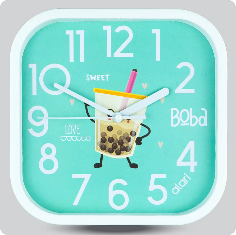 Jam Dinding Analog Karakter Anak Alari Boba JDALARAL1116-5454BOB