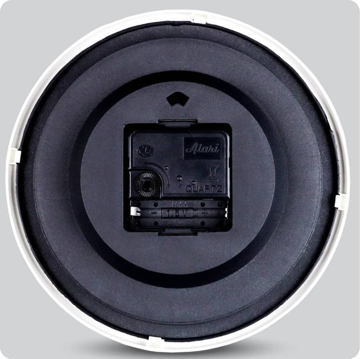 Jam Dinding Analog Polos Minimalis Alari Abu JDALARAL1210-805ABU