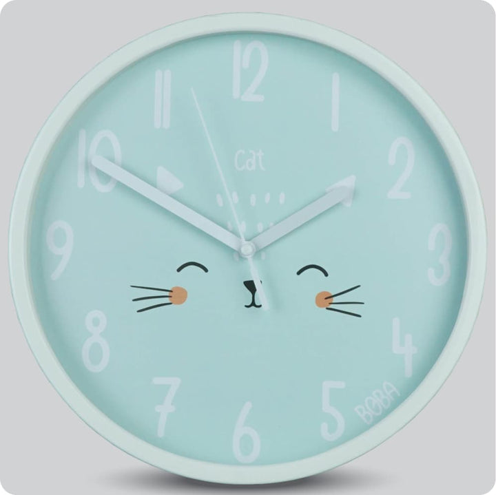 Jam Dinding Analog Karakter Anak Boba Cat 25 Cm JDBOBABB1515-168LCAT