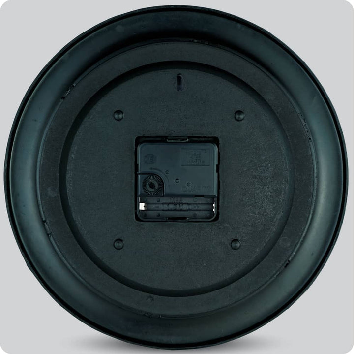 Jam Dinding Analog Polos Minimalis Wawa Hitam JDWAWAWW1111BLA