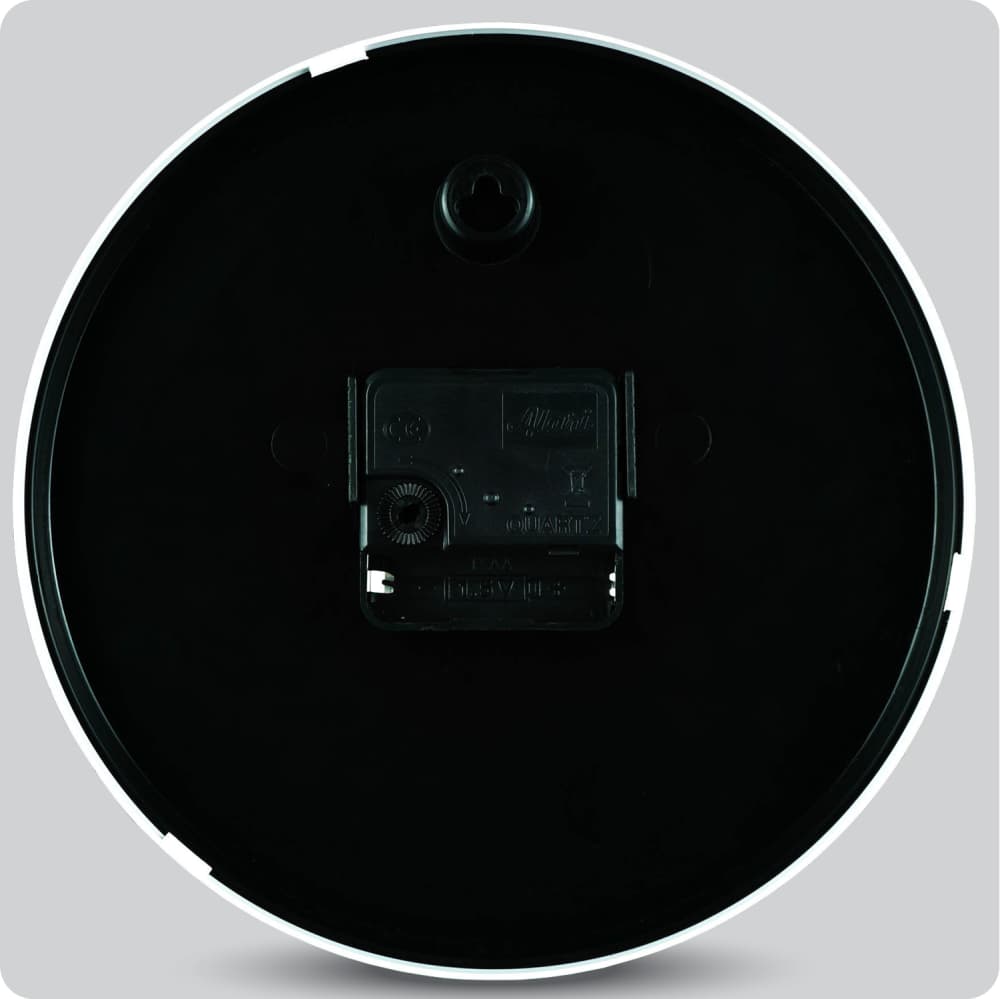 Jam Dinding Analog Polos Minimalis Alari Hitam JDALARAL1238-1668HIT