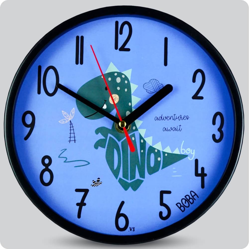 Jam Dinding Analog Karakter Anak Boba V3 JDBOBABB1181-1668V3