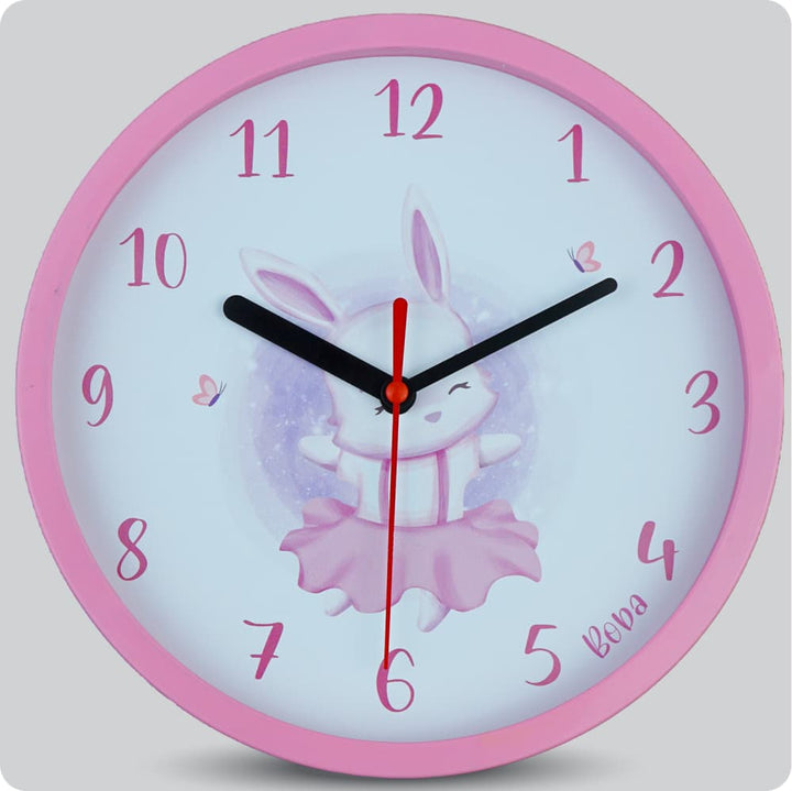 Jam Dinding Analog Animal Boba Rabbit Dancing JDBOBAABB1159RDAN