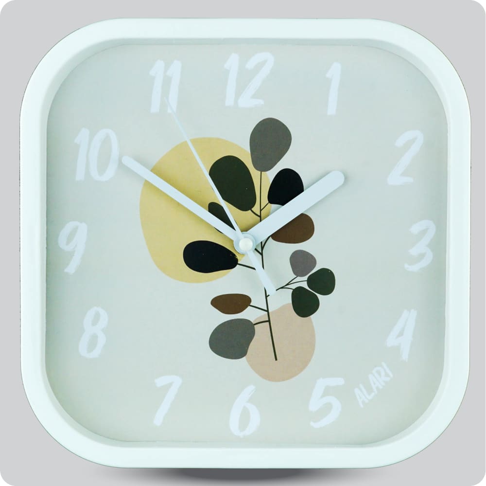 Jam Dinding Analog Bunga Alari Pilea JDALARAL6788-5454PIL