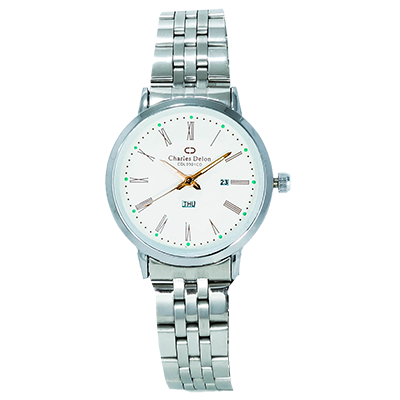 Jam Tangan Analog Pria Formal Gold 1 Charles Delon 0301 Best Seller Original Stainless Steel
