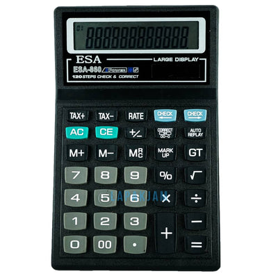 Kalkulator Basic Polos Esa Hitam KL75ESA07CSIT