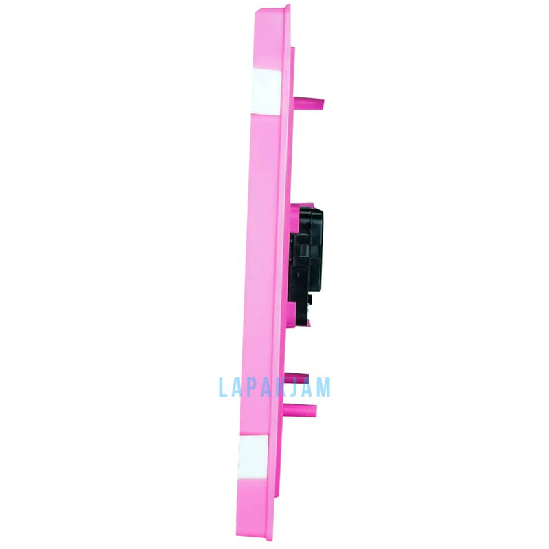 Jam Dinding Analog Polos Minimalis Esa Pink JDESA150PIN