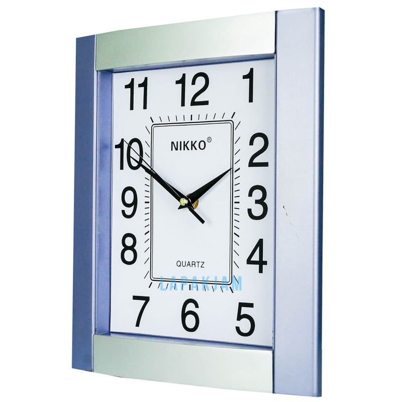 Jam Dinding Analog Polos Minimalis Nikko Ungu JD63-955WUNG