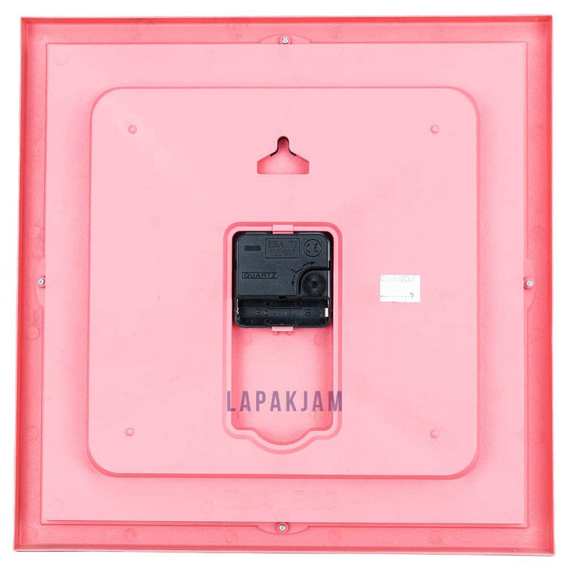 Jam Dinding Analog Karakter Anak Esa Pink JDES63HKPIN
