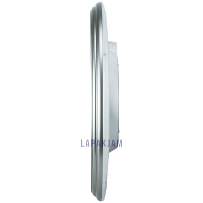 Jam Dinding Analog Polos Minimalis Stylo Silver JDST3250T-5SIL
