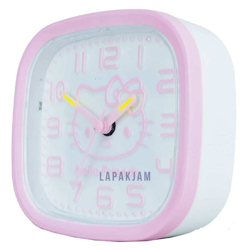 Jam Weker Analog Karakter Anak Esa Putih-Pink WENONF70HKPIN