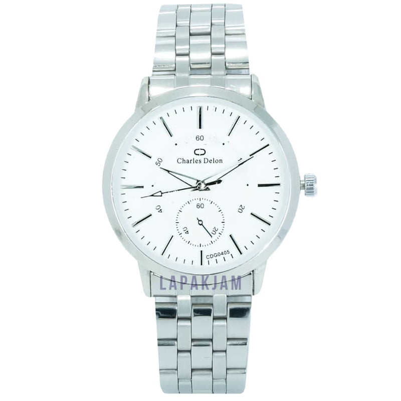 Jam Tangan Analog Formal Charles Delon Silver 1 JACHARWCCDG0405RPBSIL