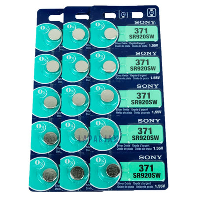 Baterai Jam Tangan Polos Sony Silver BASO37SR920SW