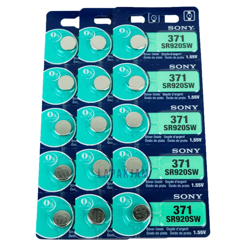 Baterai Jam Tangan Polos Sony Silver BASO37SR920SW