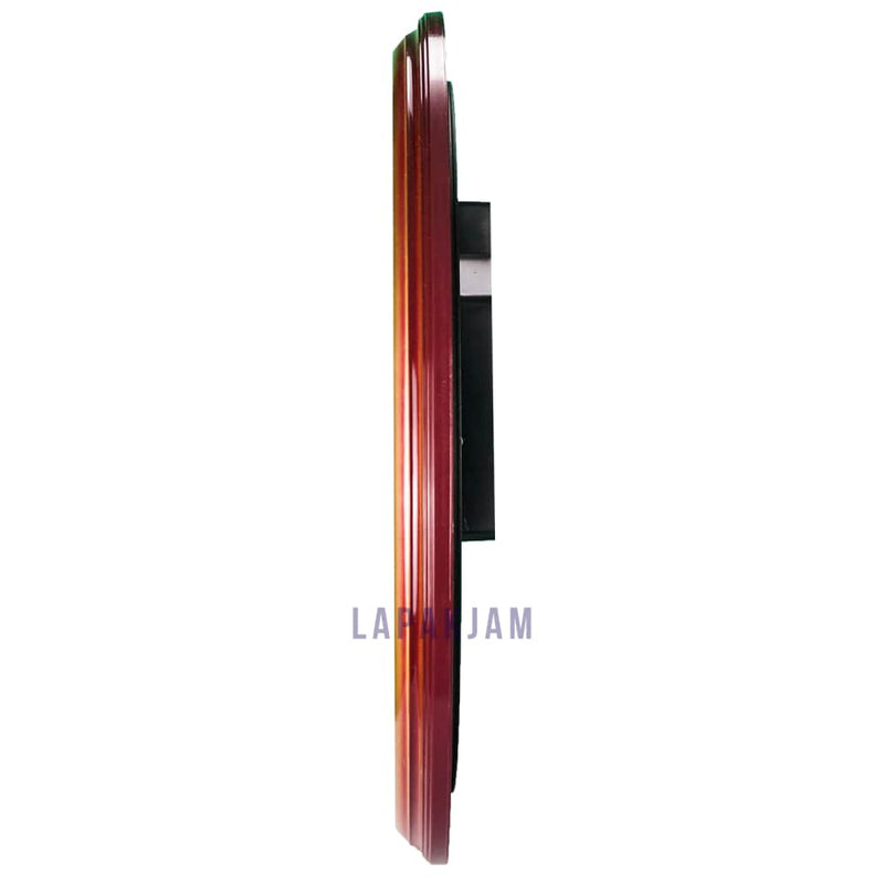 Jam Dinding Analog Polos Minimalis Estiloren Maroon JD30T266P2MGO