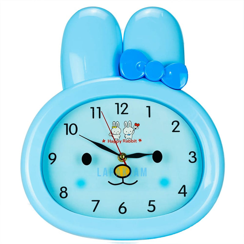 Jam Dinding Analog Karakter Anak HappyDay Biru JDHD9901BIR