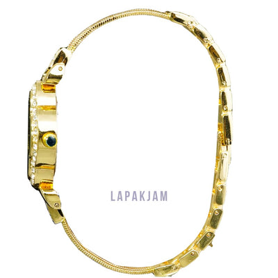 Jam Tangan Analog GS G-13 RF Gold Gold