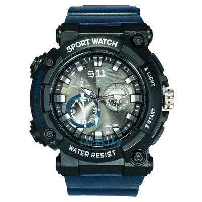 Jam Tangan Analog Casual 511-A1 Biru Hitam JA511-A1ABIRHIT