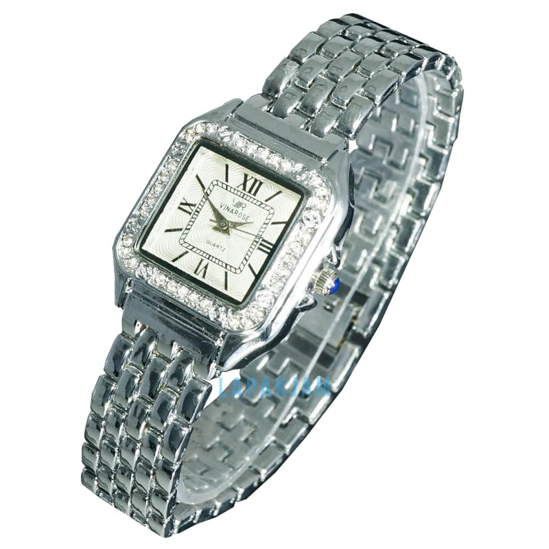 Jam Tangan Analog VR-04 RF Silver Putih