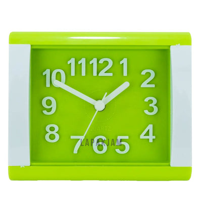 Jam Weker Quartz Hiasan Meja Minimalis Unik Kecil Esa K47A Hijau Biru Pink Sweep Movement