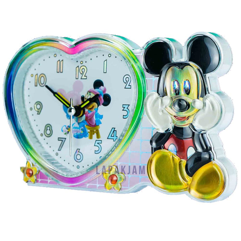 Jam Weker Analog Karakter Anak No Brand Mickey Mouse WENO3337MK